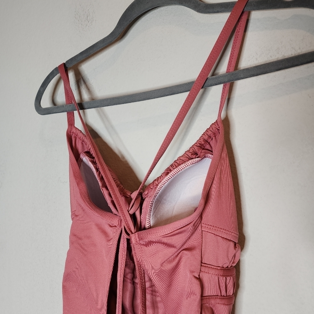 Kona Sol Pink one piece swimsuit. Like new. - Picture 6 of 13
